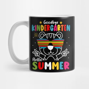 Goodbye kindergarten Graduation 2024 Hello Summer Tiger Mug